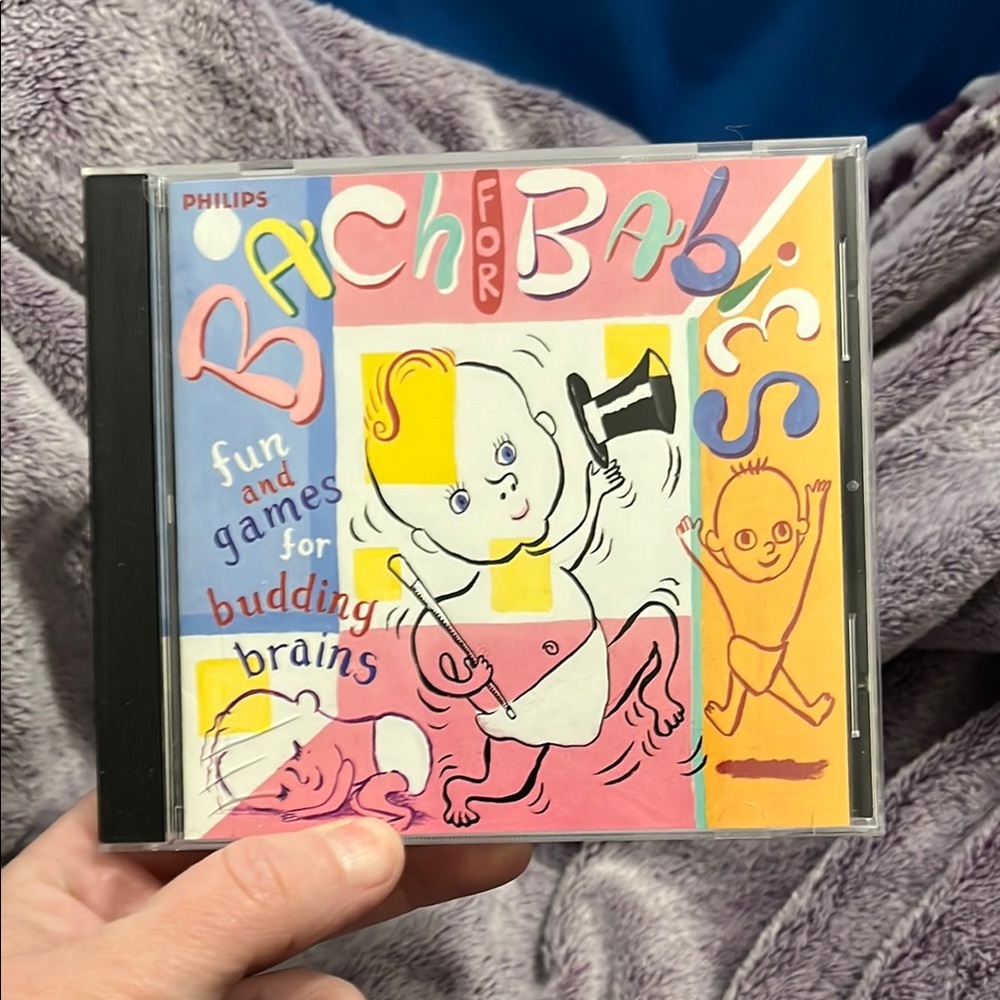 Philips Baby Music CD with Yellow and White Design